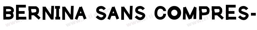 BERNINA SANS COMPRES字体转换
